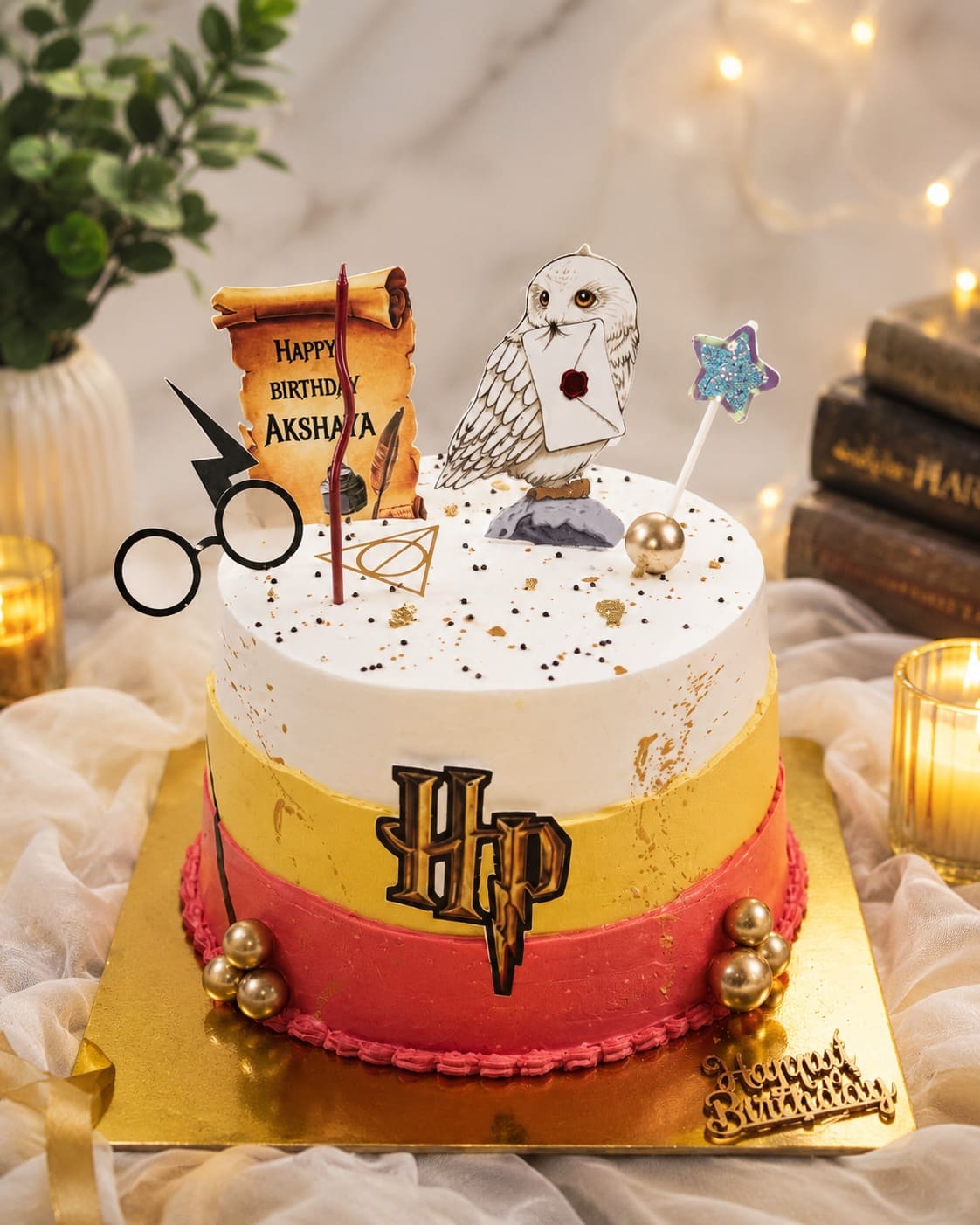 Harry Potter Theme Cake