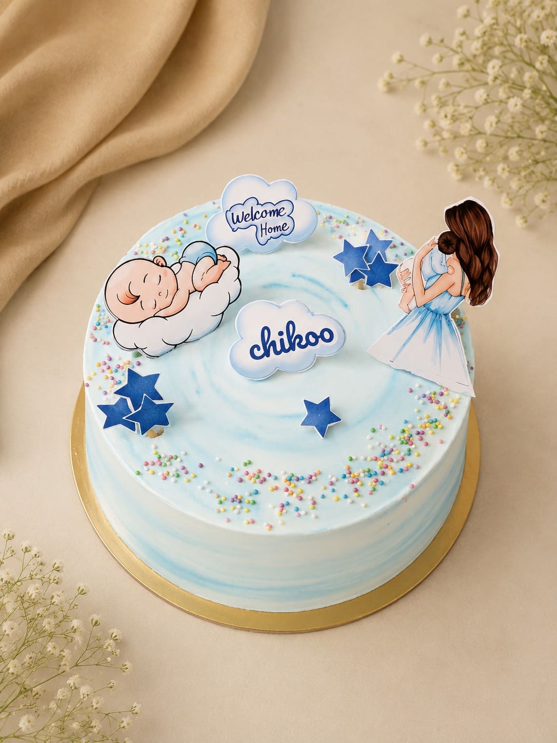 Baby Welcome Home Cake