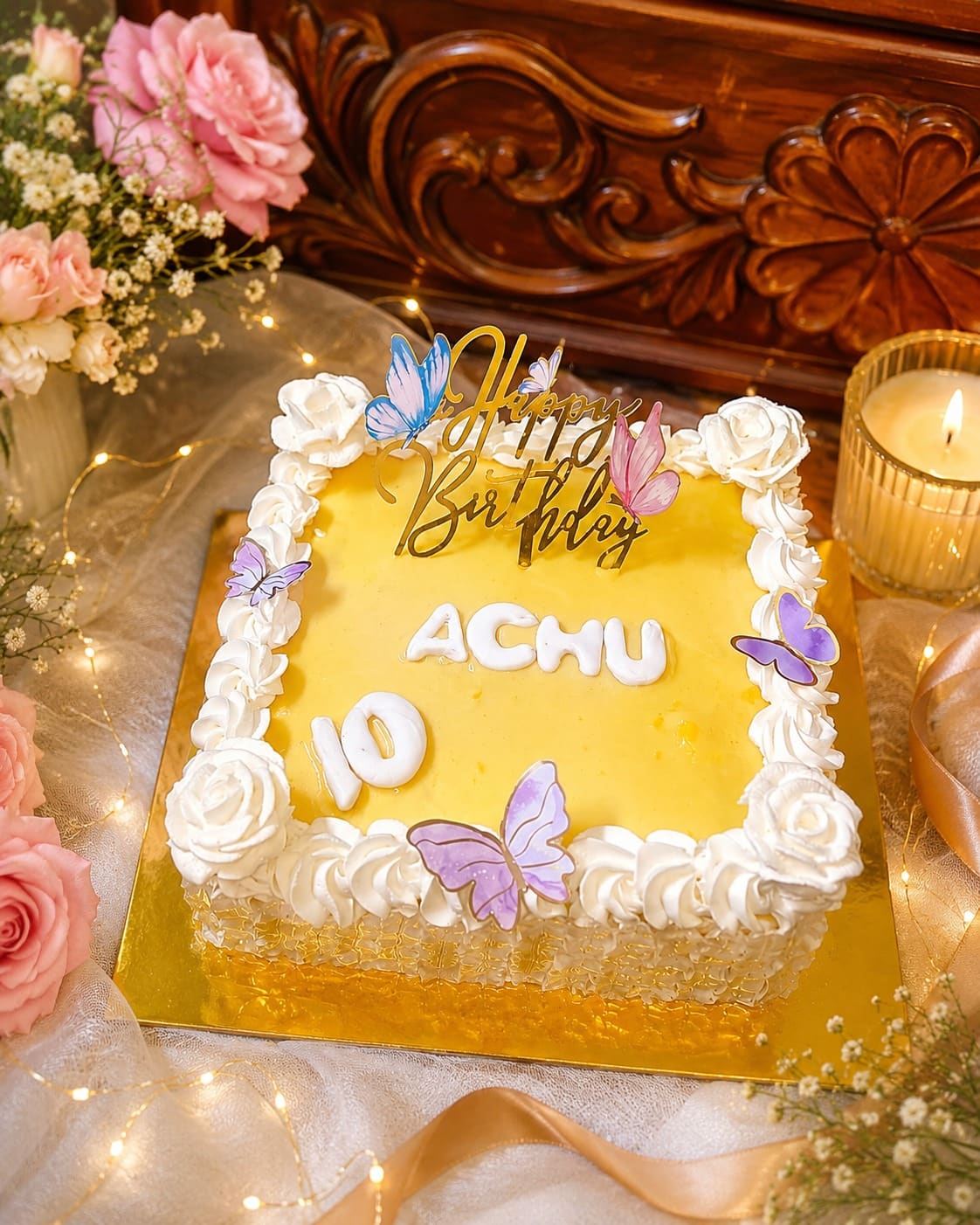 Butterfly Birthday Cake