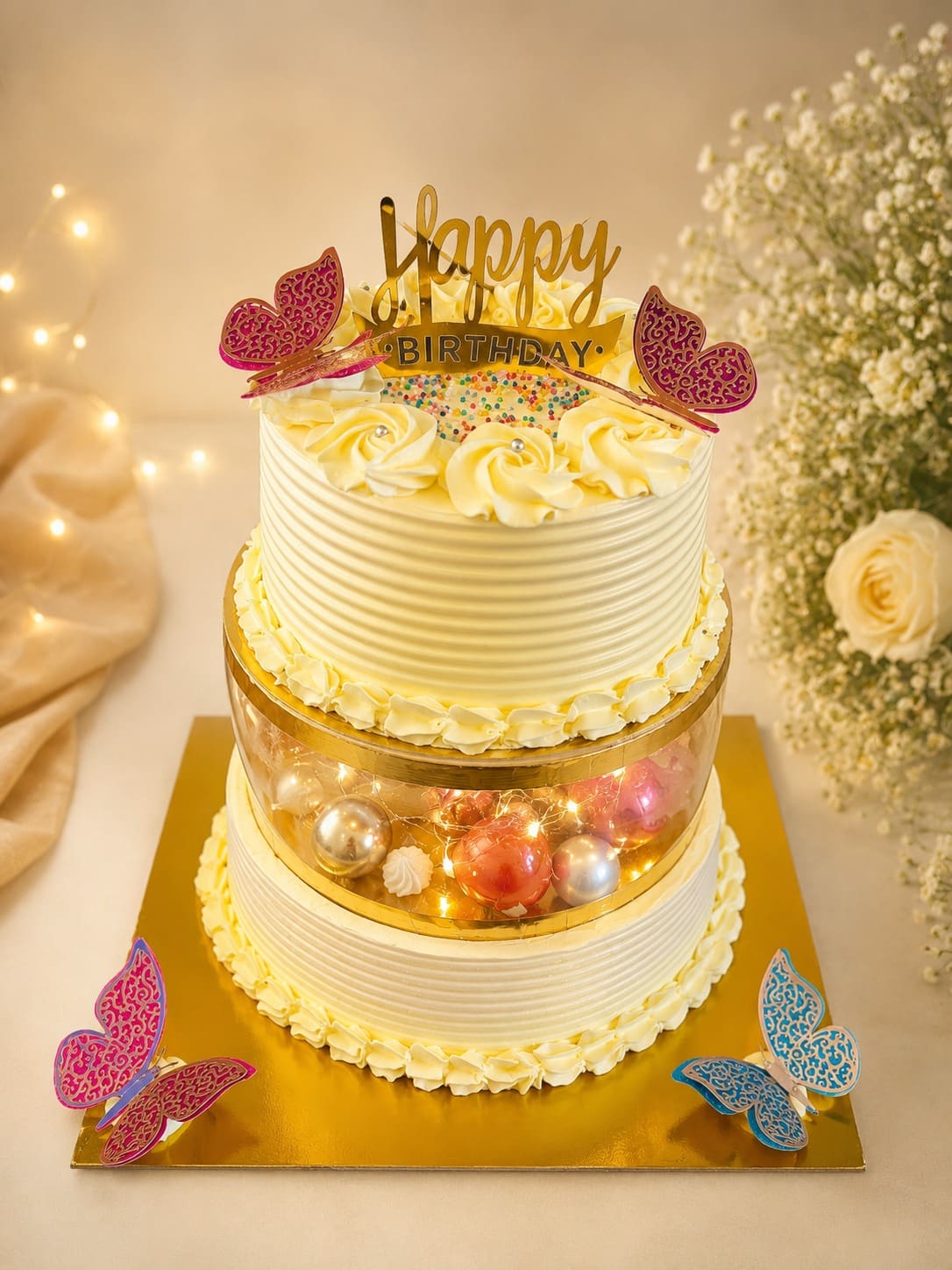 Tiered Celebration Cake